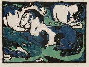 Franz Marc, Horses Resting